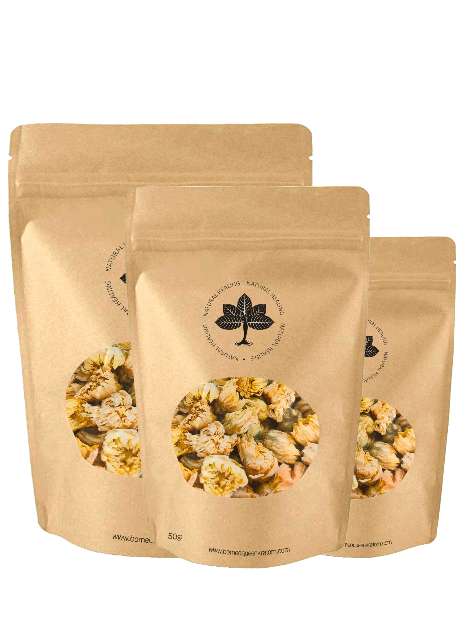 50 grams Package of Baby Chrysanthemum Tea from Borneo Queen Kratom Natural Healing