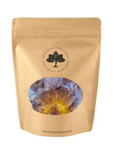 Package of Blue Lotus Tea from Borneo Queen Kratom Natural Healing