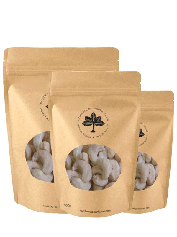 500 grams Package of Cashews from Borneo Queen Kratom Natural Healing