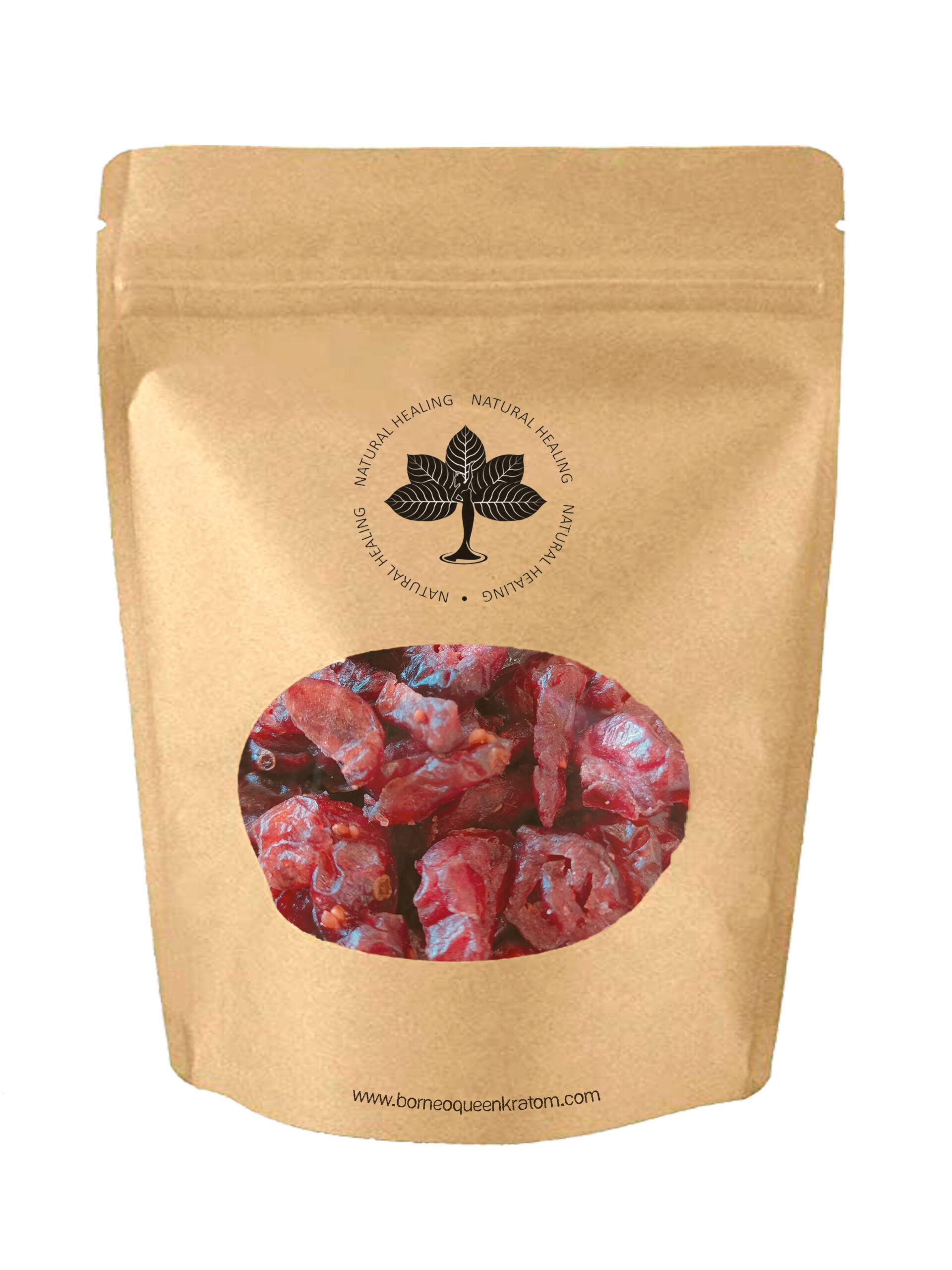 Package of Dried Cranberries from Borneo Queen Kratom Natural Healing