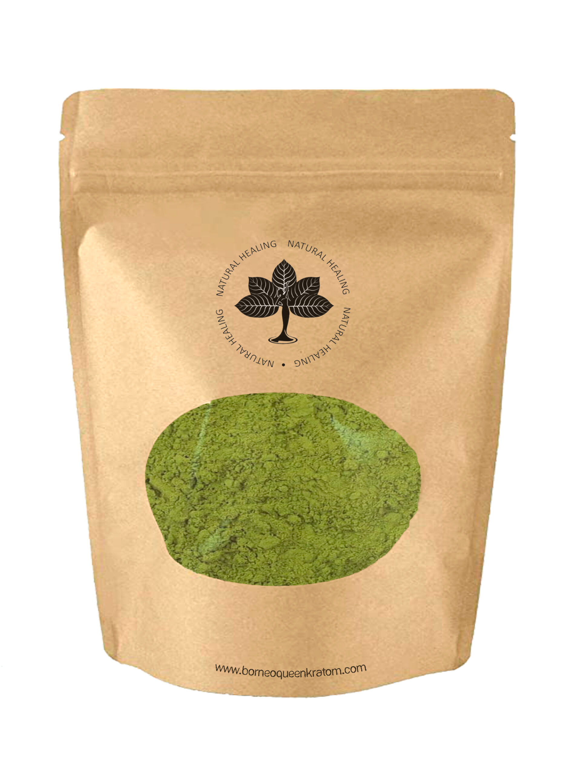 Package of Organic Matcha Tea from Borneo Queen Kratom Natural Healing