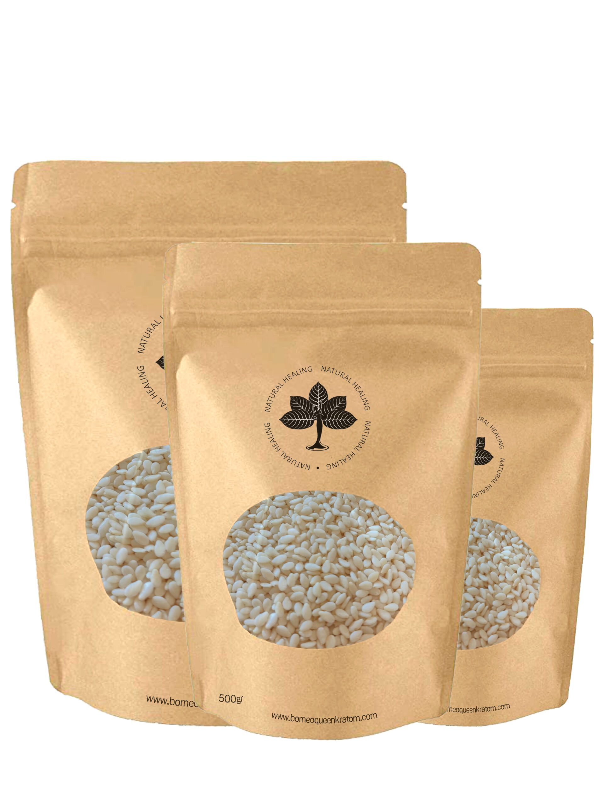 500 grams Package of Sesame Seeds from Borneo Queen Kratom Natural Healing
