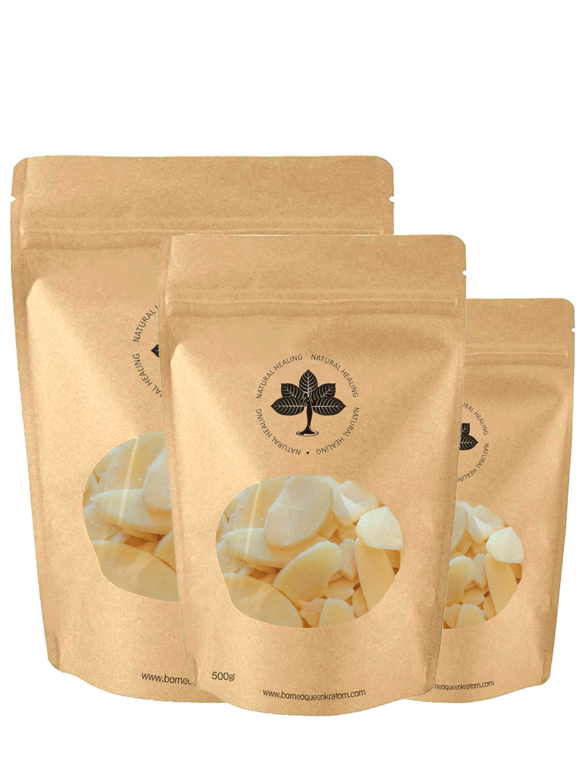 500 grams Package of Sliced Almonds from Borneo Queen Kratom Natural Healing